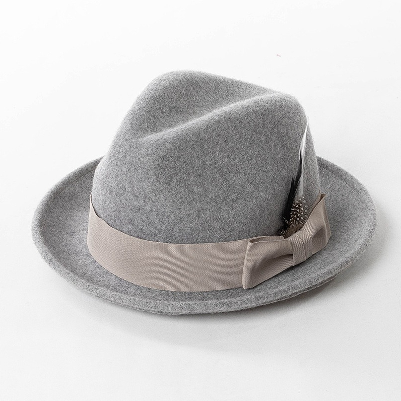 Fedora Hat Wool - USPOP Winter Wool Fedora Hat Women