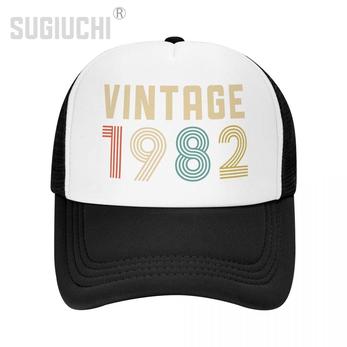 Trucker Cap Mesh - Mesh Cap Hat VINTAGE 1982 Trucker