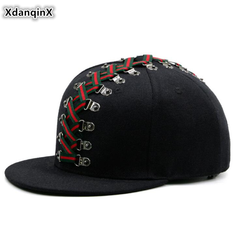 Snapback Hat Flat - Xdanqinx Mới Lạ Phong Cách Punk