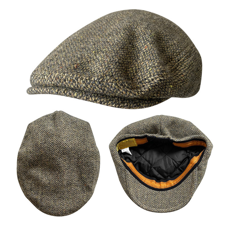 Newsboy Cap Ivy - New Wool Flat Cap Men's Golf