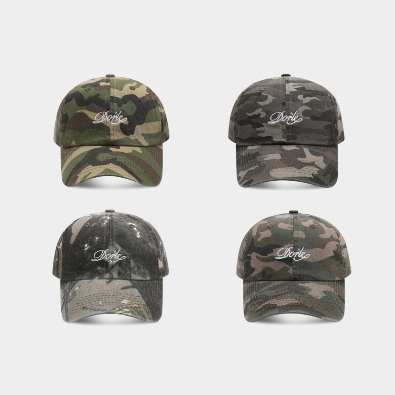 Dad Hat Cotton - Camouflage Baseball Cap with Embroidered Letter,