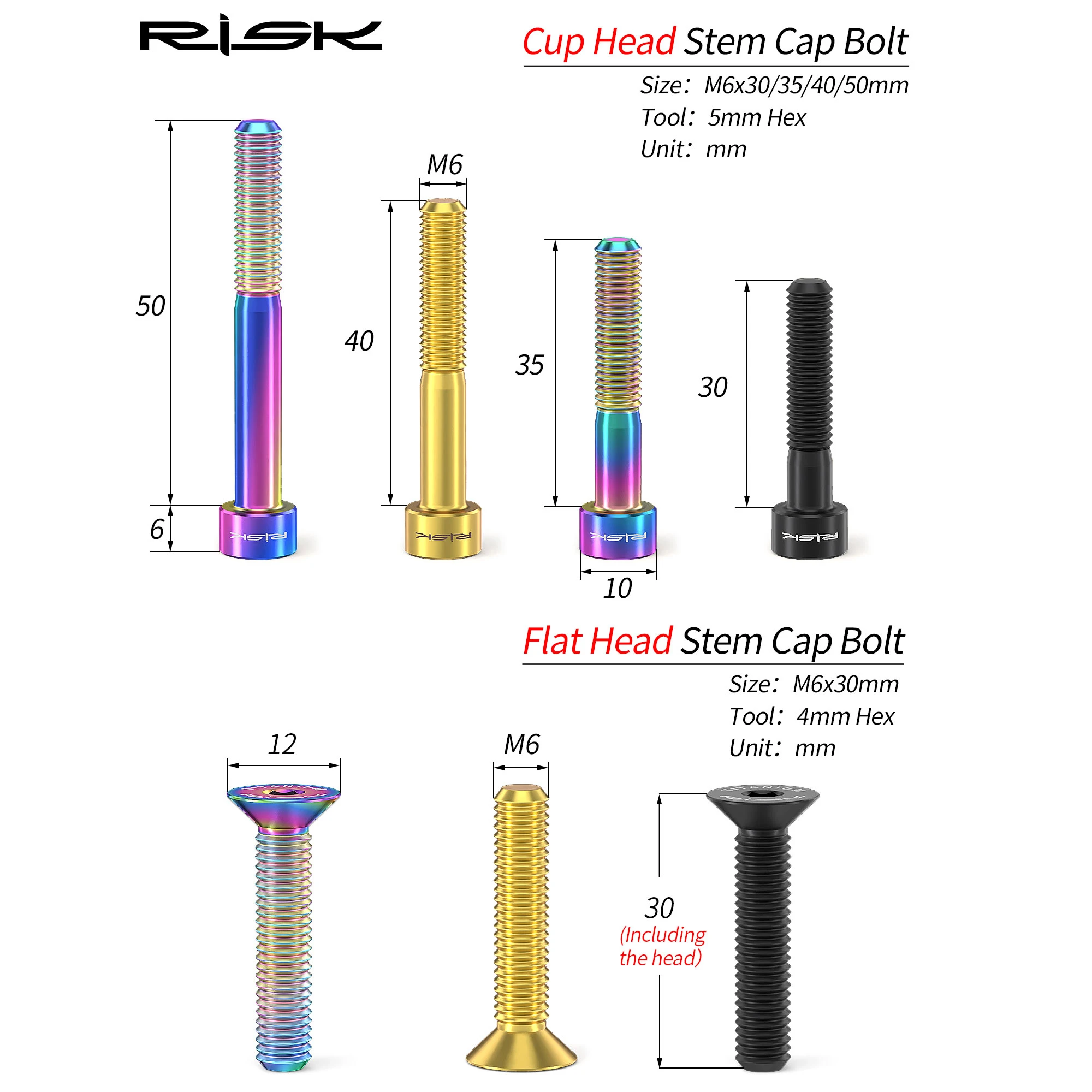RISK Bike Titanium Bolt Screw  - đánh giá và giá Snapback Hat Flat