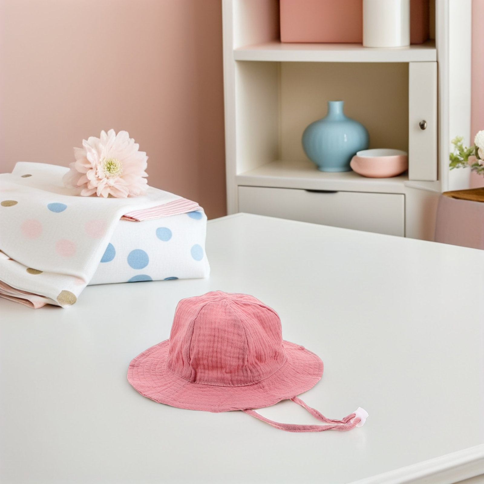 Toddler Sun Hat Cotton Bucket  - đánh giá và giá Bucket Hat Cotton