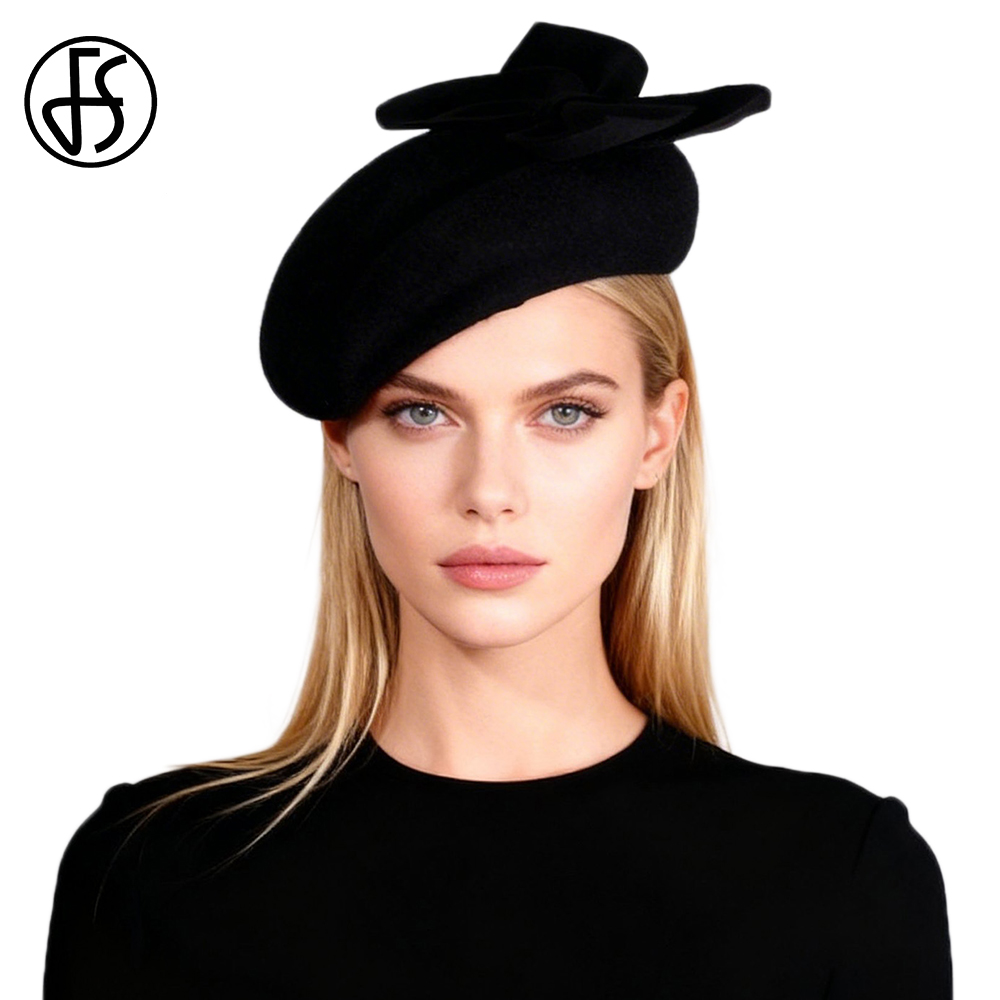 FS Black White Wool French Ber - đánh giá và giá Beret French Wool
