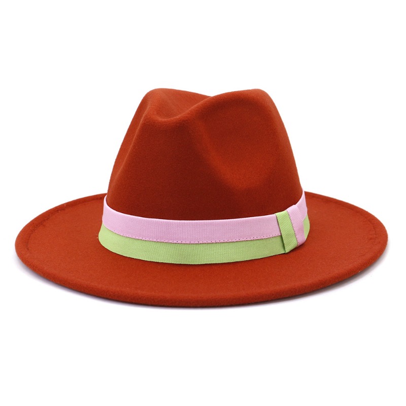 Unisex Autumn Winter New Wide  - đánh giá và giá Fedora Hat Wool