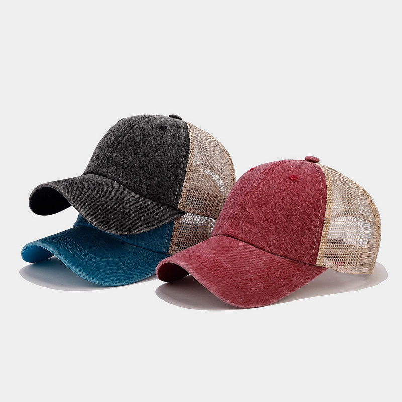 Vintage Washed Denim Mesh Back - đánh giá và giá Trucker Cap Mesh