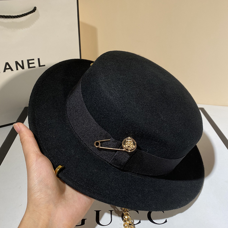 USPOP Mới Mùa Đông Nón Nữ Kim  - đánh giá và giá Fedora Hat Wool