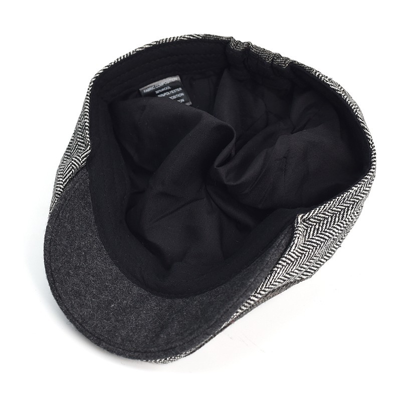 High-End Classic Men's Patchwo - đánh giá và giá Newsboy Cap Ivy
