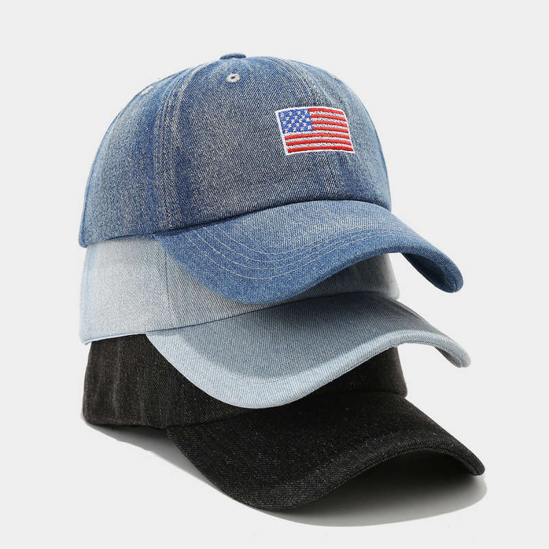 Vintage Washed Denim Baseball  - đánh giá và giá Dad Hat Cotton