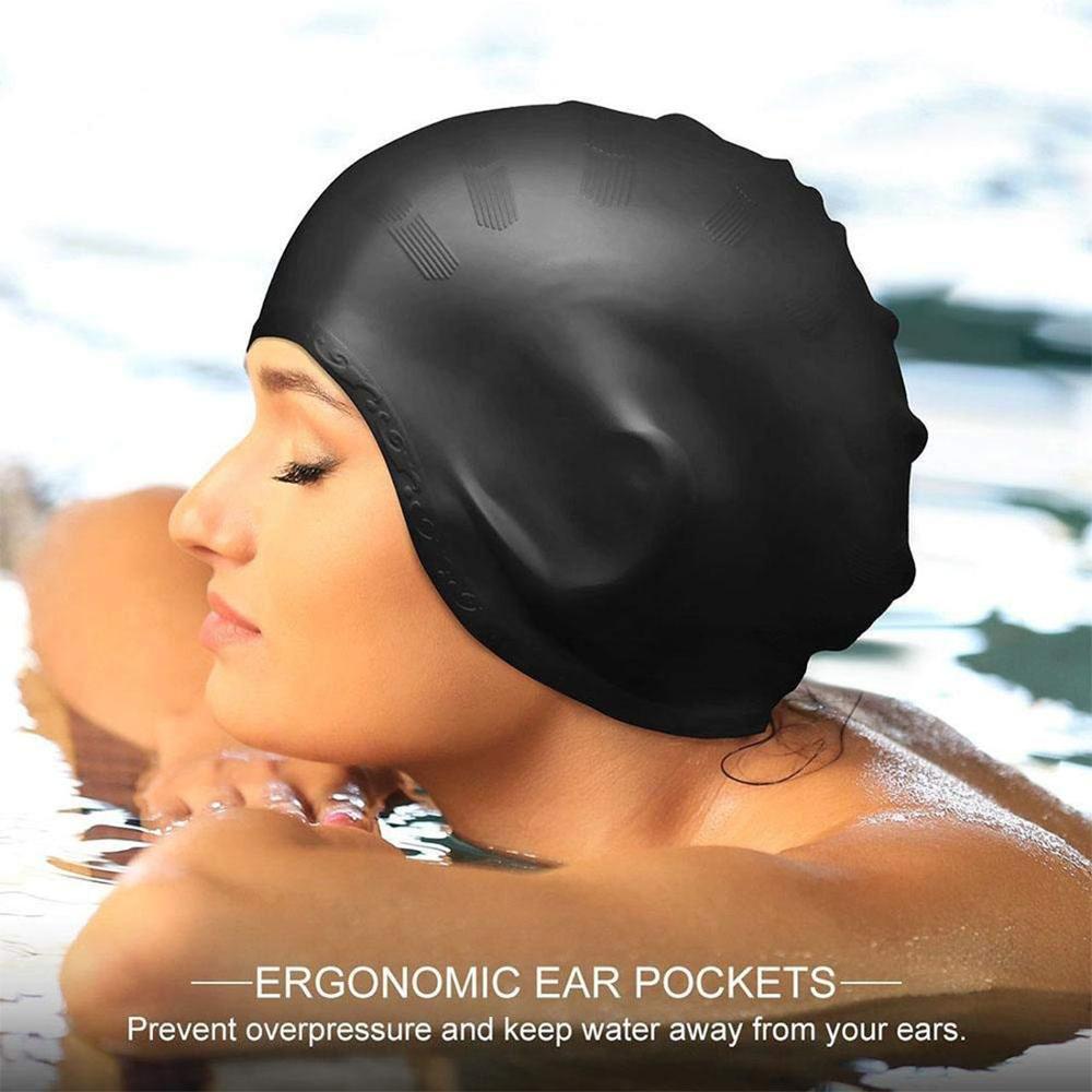 Con Trưởng Thành Thun Cao Cấp  - đánh giá và giá Swim Hat Silicone