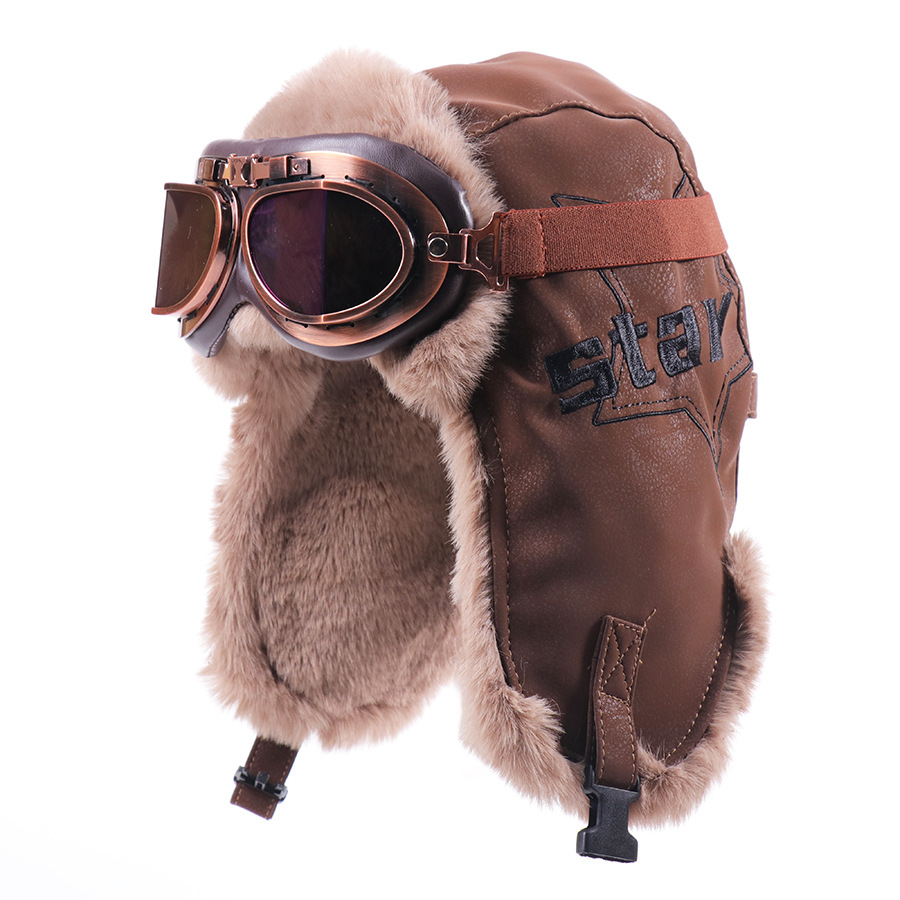 Men Women Vintage Harley Pilot - đánh giá và giá Trapper Hat Ear Flap
