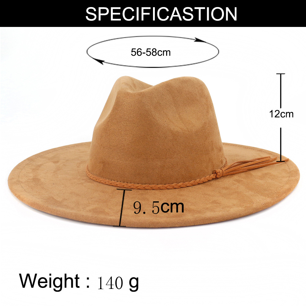 Vegan Suede Hat Teardrop shape - đánh giá và giá Fedora Hat Wool