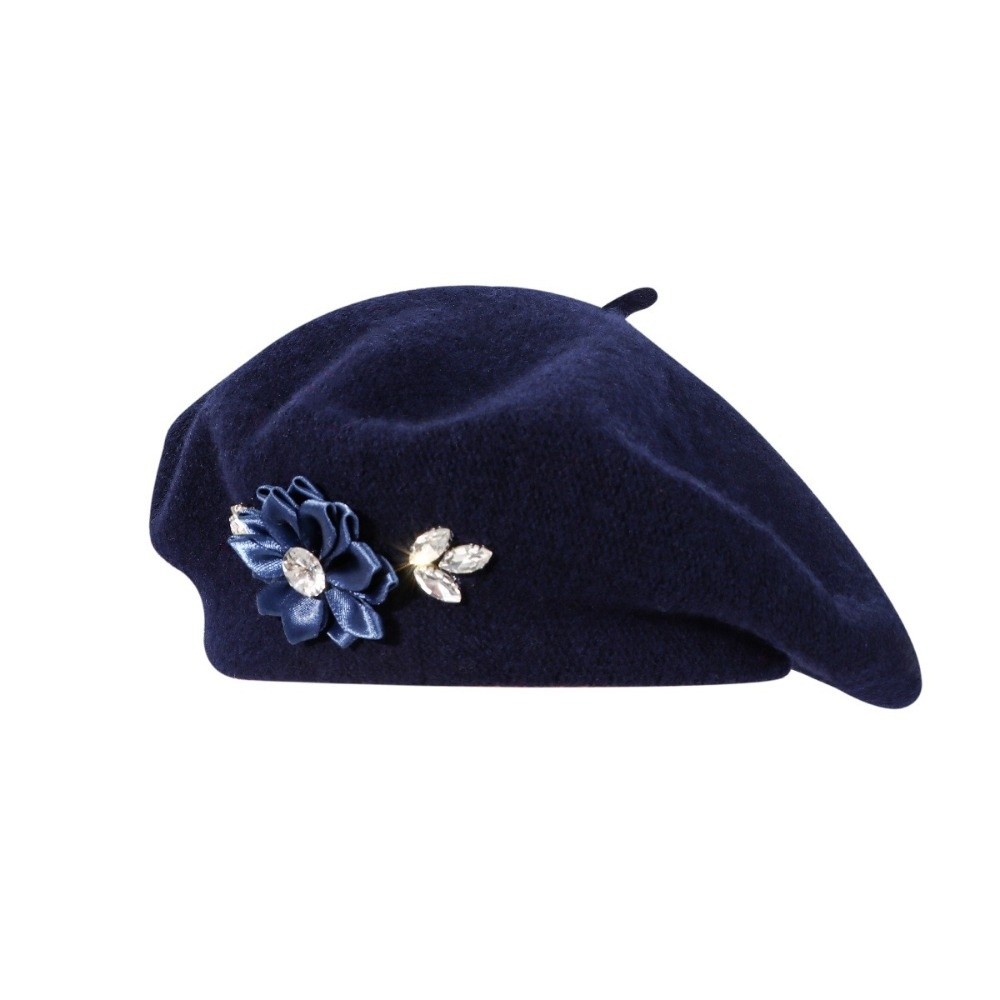 Vintage Solid Color Wool Beret - đánh giá và giá Beret French Wool