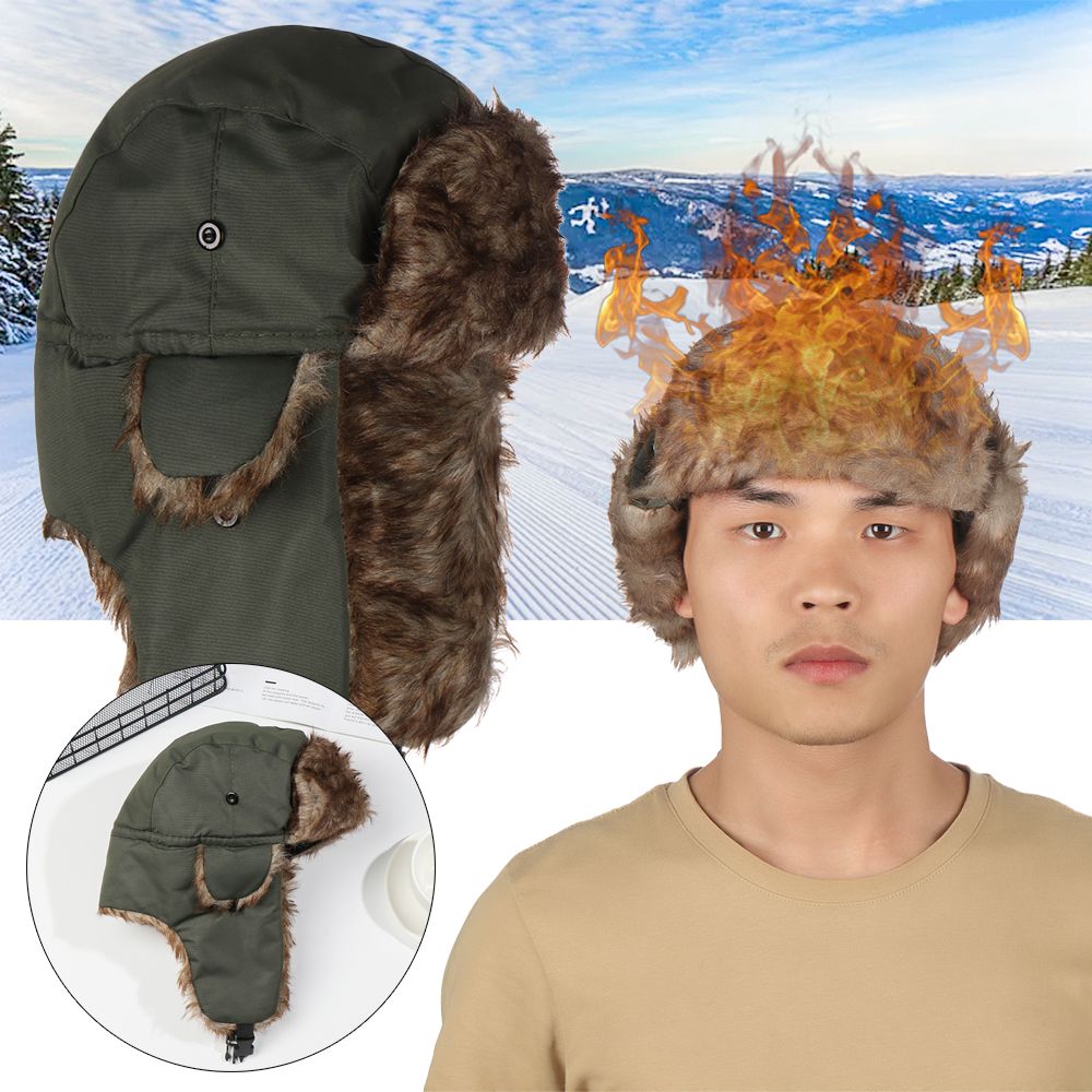 Warm Earflap Trapper Ski Hat W - đánh giá và giá Winter Trapper Hat
