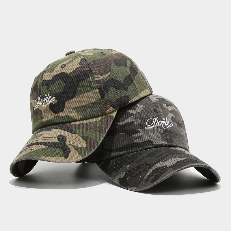 Camouflage Baseball Cap with E - đánh giá và giá Dad Hat Cotton
