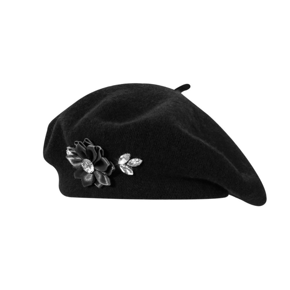 Fashion Solid Color Wool Beret - đánh giá và giá Beret French Wool