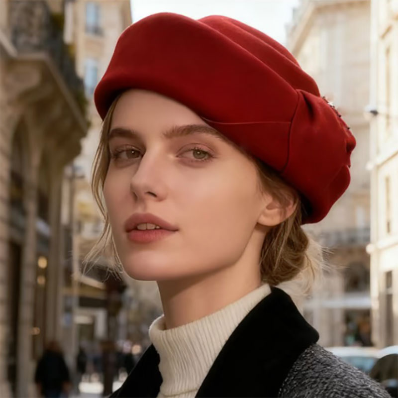 New Classic Wool Felt Beret Wo - đánh giá và giá Beret French Wool